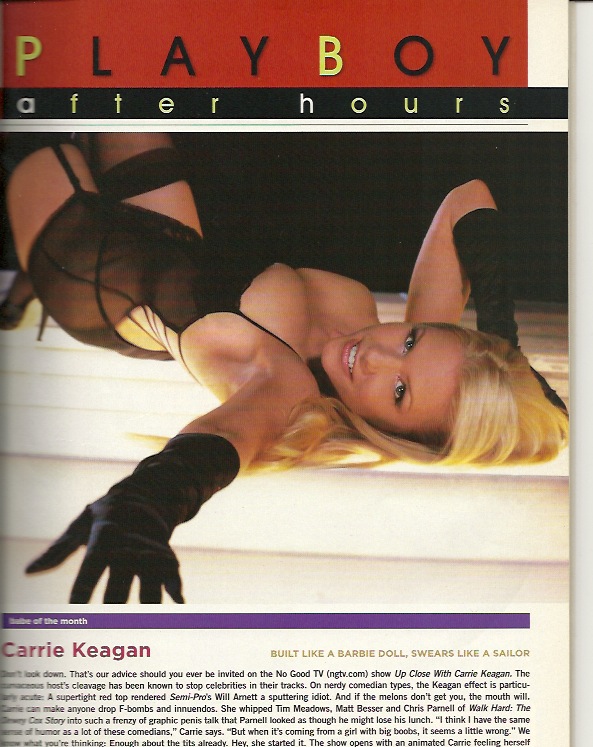 Carrie Keagan Playboy Babe of the Month