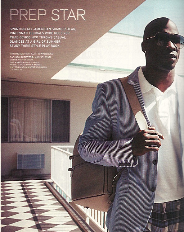 Chad Ochocinco Vibe Magazine